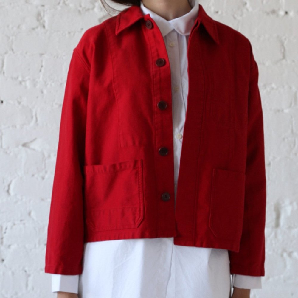 Caron Callahan X-Small Red Krasner Jacket